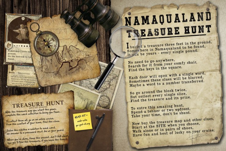 Buy Treasure Map Here - Namaqualand Treasure Hunt: Behind Each Card ...